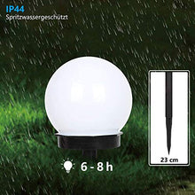 Carica l&#39;immagine nel visualizzatore di Gallery, Luce solare da giardino a LED, luci a globo solari Lampada esterno a...