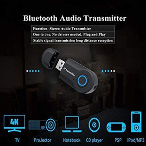Aigoss Trasmettitore Bluetooth, Aupolo Adattatore Wireless Portatile Nero - Ilgrandebazar