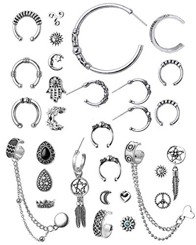 Milacolato Orecchini di Polsini Set Boho Crawler per Donne Ragazze... - Ilgrandebazar