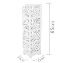 Carica l&#39;immagine nel visualizzatore di Gallery, PrimeMatik - Scaffale in Legno-plastica Libreria Decorativa a 4 Ripiani... - Ilgrandebazar