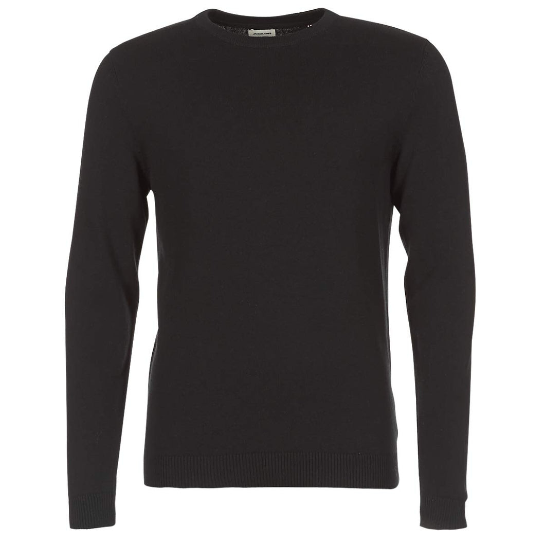 JACK & JONES Jjebasic Knit Crew Neck Noos Felpa Uomo, Nero (Navy Blazer)... - Ilgrandebazar