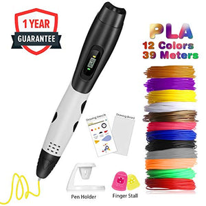 Penna 3D Professionale,Fede con 12 Filamenti 1,75mm PLA