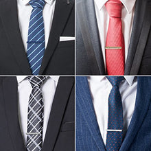 Carica l&#39;immagine nel visualizzatore di Gallery, HBselect Set Fermacravatta Uomo Accessori per Business - Ilgrandebazar