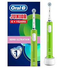 Carica l'immagine nel visualizzatore di Gallery, Oral-B Junior Spazzolino Elettrico Ricaricabile per Bambini da 6 Anni, Verde