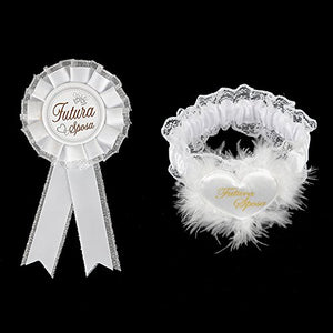 Meteor 8 Pezzi Gadget Addio Nubilato per Sposa Satin Sash,Striscione con...