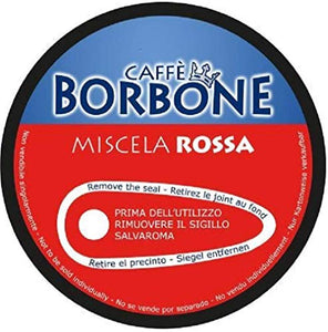 90 Capsule Caffè Borbone Miscela ROSSA Compatibili Nescafè Dolce Gusto - Ilgrandebazar