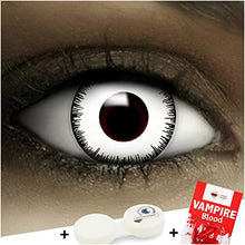Carica l&#39;immagine nel visualizzatore di Gallery, Lenti a contatto colorate&quot;Vampiro&quot; + capsule di sangue finto + portalenti... - Ilgrandebazar