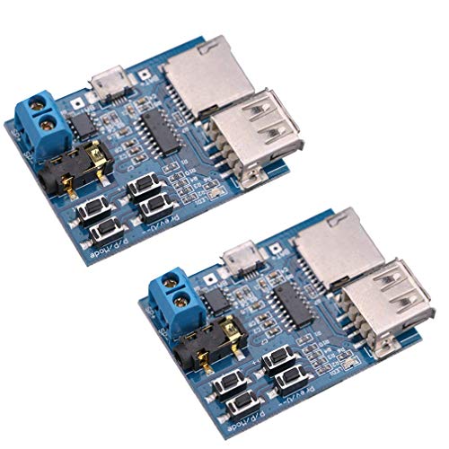 HiLetgo 2pcs TF Card U Disk Play MP3 Decoder Player Module with Audio...