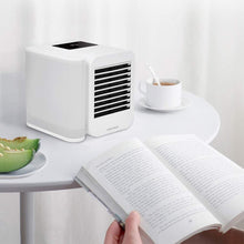 Carica l'immagine nel visualizzatore di Gallery, Microhoo Air Conditioner Condizionatore Portatile Climatizzatore Mini USB Dispositivo di Raffreddamento Evaporativo Purificatore Ventilatore Elettrico da Tavolo Portatile