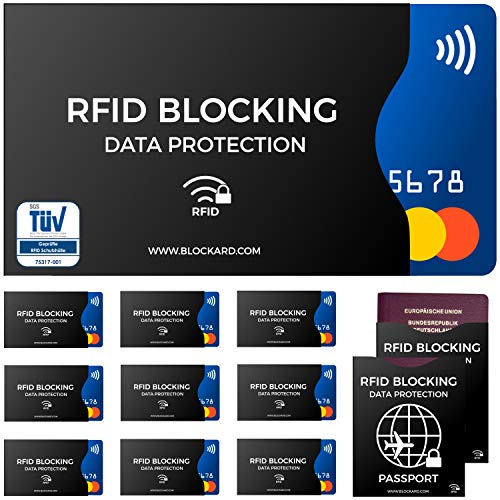 RFID Blocking NFC Custodia protettiva (12 pezzi) per carta di