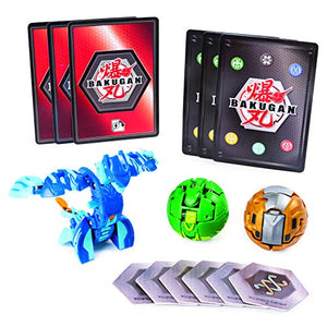 Bakugan- Starter Pack, 3 Sfere, 2 Classici e 1 Ultra, Lion Gold, Pegasus...