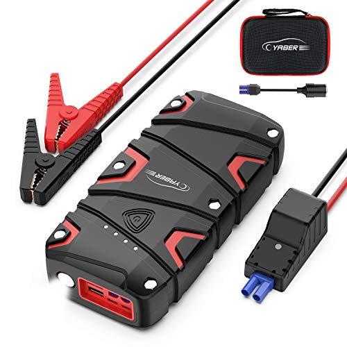YABER Avviatore Emergenza per Auto, 1200A Jump Starter Auto Portatile(Fino a...