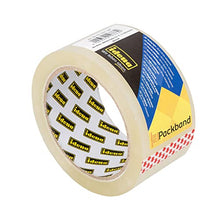 Carica l'immagine nel visualizzatore di Gallery, Idena 631033 - Nastro per pacchi trasparente, 50 mm x 66 m, 1 rotolo di nastro da imballaggio a bassa rumorosità, ideale per traslochi e spedizioni