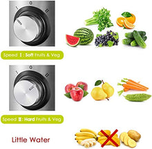 Carica l&#39;immagine nel visualizzatore di Gallery, Centrifuga Frutta e Verdura, Estrattore di Succo Freddo con 75MM Bocca... - Ilgrandebazar