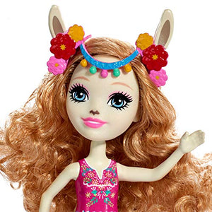 Enchantimals- Fleecy Il Lama con Amico Cucciolo, Bambola da 15 cm con... - Ilgrandebazar