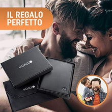 Carica l'immagine nel visualizzatore di Gallery, Portafoglio uomo e-GALE - Con Protezione RFID - Elegante e Compatto - Tanti...