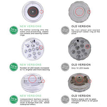 Carica l&#39;immagine nel visualizzatore di Gallery, Set di 4 Pezzi Luce a LED RGB Sommergibile Luci Multicolori impermeabili 4 X 10pcs LED SMD con telecomando per Vasi, Giardino, Acquario, Stagno, Piscina, Cristallo, Feste, Natale, Halloween … [Classe di efficienza energetica A]