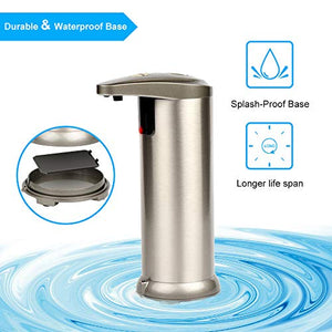 AHUIFT Dispenser Automatico di Sapone, Sapone Liquido Sensore...