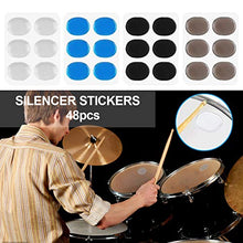 Carica l&#39;immagine nel visualizzatore di Gallery, 24 Pezzi Pad Tamburo Gel Drum, Silicone Drum Damper Pads, Mutes... - Ilgrandebazar