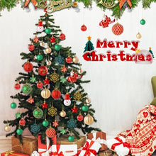 Carica l'immagine nel visualizzatore di Gallery, FAMKEEP Palline di Natale 70pz Palline Natalizie Decorazioni Albero di Natale Palla Palline decorative Rosso e Verde, Diverse Forme Plastica decorazioni per albero di Natale Addobbi Feste Nozze