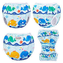 Carica l'immagine nel visualizzatore di Gallery, Luxja Riutilizzabile Pannolini da nuoto (Confezione 2), Balene + Pesci