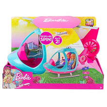 Carica l&#39;immagine nel visualizzatore di Gallery, Barbie FWY29 l&#39;Elicottero per Bambole, Rosa e Azzurro con Elica che Gira,... - Ilgrandebazar