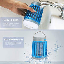 Carica l'immagine nel visualizzatore di Gallery, Repellente per insetti, da campeggio, lampada UV elettrica, zanzariera, Blu