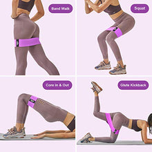Carica l&#39;immagine nel visualizzatore di Gallery, OMERIL RUNYUE Bande Elastiche di Resistenza, Set Fasce Fitness in Tessuto...