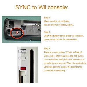 JFUNE 2 Paia Wii Telecomando e Nunchuckcon Controller e telecomandi wii set
