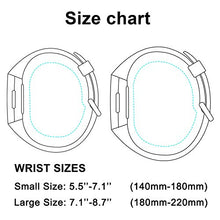 Carica l&#39;immagine nel visualizzatore di Gallery, AK Cinturino per Fitbit Charge 3 Edizione Speciale S, 01 nero