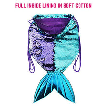 Carica l'immagine nel visualizzatore di Gallery, GirlZone Regalo Ragazze -Borsa per Bambina e Ragazza Coda di Sirena di...