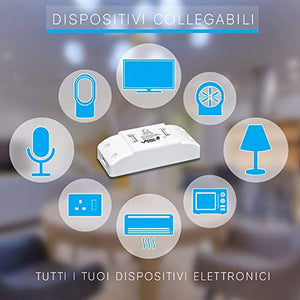 PFS Interruttore WIFI, Telecomando Senza Fili con Telefono App Android IOS, 2
