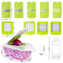 Carica l&#39;immagine nel visualizzatore di Gallery, Sedhoom 23 in 1 Affettaverdure Taglia Verdure e Tagliaverdure a Cubetti... - Ilgrandebazar
