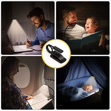 Carica l&#39;immagine nel visualizzatore di Gallery, TEAMPD Luce da Lettura, USB Ricaricabile Lampada da Lettura, 10 LEDs 3 Modalità 100-10% Luminosità Regolabile Luce per Lettura Libri a Letto con Clip, Luce Lettura per Libro,Portatili,Viaggio,Bambini