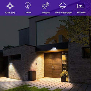 Lampade Solari a da Led Esterno,【Impermeabile Versione durevole】 Trswyop...