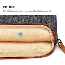 Carica l&#39;immagine nel visualizzatore di Gallery, DOMISO 14 Pollici Borsa PC Impermeabile Custodia 14 Pollici, Grigio Scuro