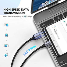 Carica l'immagine nel visualizzatore di Gallery, UGREEN 3A Cavo USB Type-C Ricarica Rapida in Nylon, 0.5M, Grigio - Ilgrandebazar