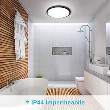 Carica l&#39;immagine nel visualizzatore di Gallery, Plafoniera LED, Bedee bagno IP44, 24 W lampada da soffitto,...
