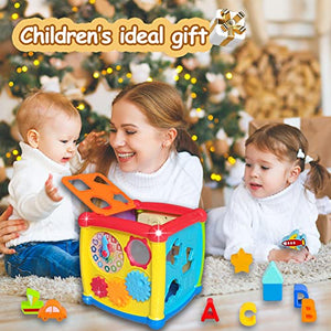 AMLGBTOP Giochi Bambini per 1 Anno 6 in 1 Educativi Cubo Montessori Gi AMLGBTOP Giochi Bambini per 1 Anno 6 in 1 Educativi Cubo Montessori Gi