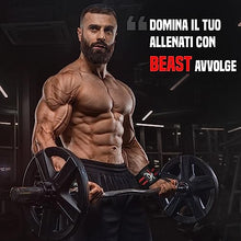 Carica l&#39;immagine nel visualizzatore di Gallery, BEAST RAGE Polsiere Palestra Sollevamento Fasce da Polso Cinghie Donna &amp; Uomo Polsini Palestra Per Gym Bodybuilding Crossfit Calistenics,Polsini, bendaggi per il polso
