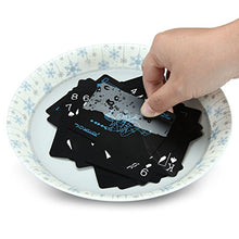 Carica l&#39;immagine nel visualizzatore di Gallery, Impermeabile nero carte da poker gioco professionali di Hot