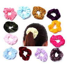 Carica l&#39;immagine nel visualizzatore di Gallery, 48 Pezzi Capelli Scrunchies Velluto, Elastico In Velvet Scrunchies, per... - Ilgrandebazar