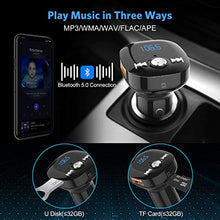 Carica l&#39;immagine nel visualizzatore di Gallery, Trasmettitore FM Bluetooth, Clydek V5.0 Bluetooth Adattatore per Autoradio...