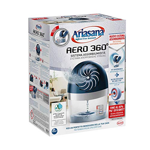 Ariasana Aero 360° kit assorbiumidità, deumidificatore ricaricabile non... - Ilgrandebazar