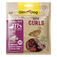 Carica l'immagine nel visualizzatore di Gallery, GimDog Curls, snack essiccato con formula senza cereali e monoproteina per...