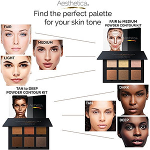Aesthetica Cosmetics Contour and highlighting Powder Foundation... - Ilgrandebazar