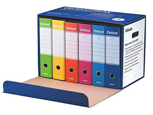 ESSELTE G85 OXFORD Registratore - f.to protocollo dorso 8 cm Dorso 8 cm, Blu - Ilgrandebazar