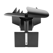 Carica l&#39;immagine nel visualizzatore di Gallery, Galafire - Ventilatore per stufa a legna con 2 lame, grande flusso d&#39;aria,... - Ilgrandebazar