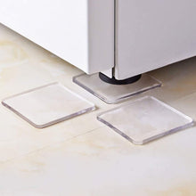 Carica l'immagine nel visualizzatore di Gallery, 8 silenziatori per lavatrice, piedini universali in gomma anti-vibrazione, in silicone, antiscivolo, ammortizzatori per lavatrici, asciugatrici, altoparlanti, tappetino in gomma (trasparente)