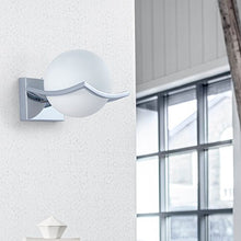 Carica l&#39;immagine nel visualizzatore di Gallery, DAXGD LED Luci sfera di vetro Lampade da parete, Applique parete Interno...